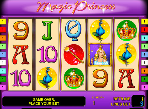 Magic Princessお金を得るためにスロットをオンラインでプレイ